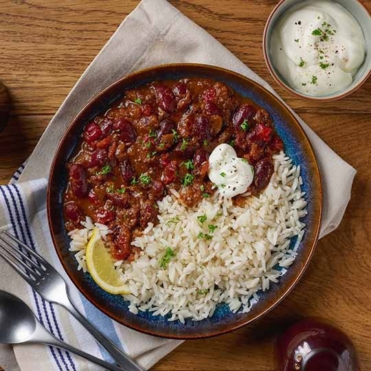 Chilli Con Carne with Rice