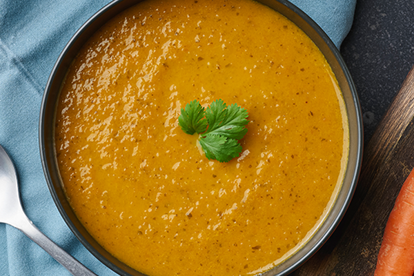 Carrot and Coriander Soup Microwave Meal