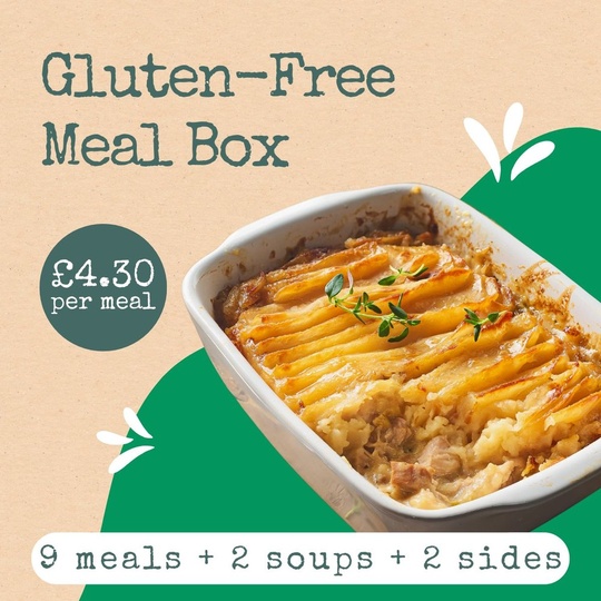 Gluten free meal selection