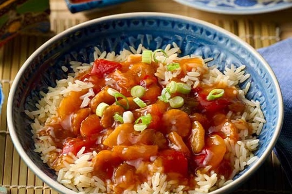 Vegetable Sweet & Sour with Rice