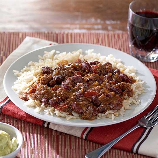 Beef Chili and Rice Ready Meal