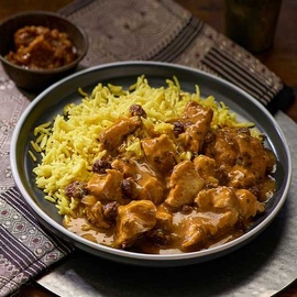 Fruity Chicken Curry with Rice