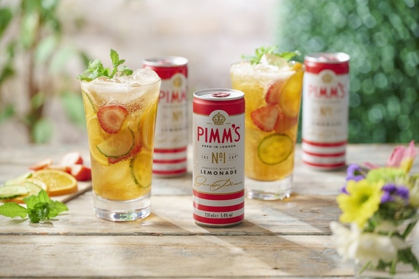 Pimms and Lemonade Can