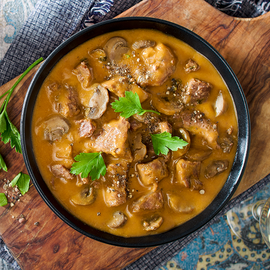 Beef & Mushroom Stroganoff