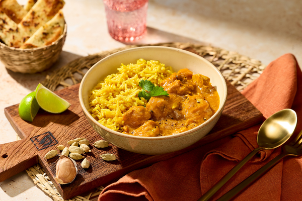 Chicken Korma with rice