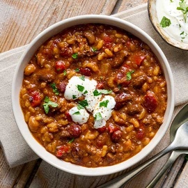 Beef Chilli & Rice Lunch Pot