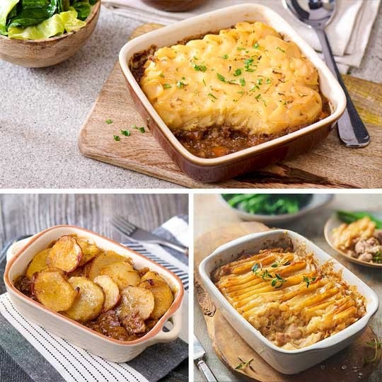 Gluten free meal selection