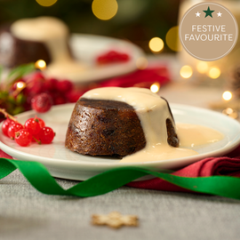 Christmas Pudding and Brandy Sauce