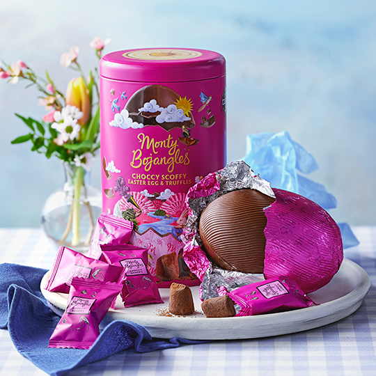 Choccy scoffy easter egg