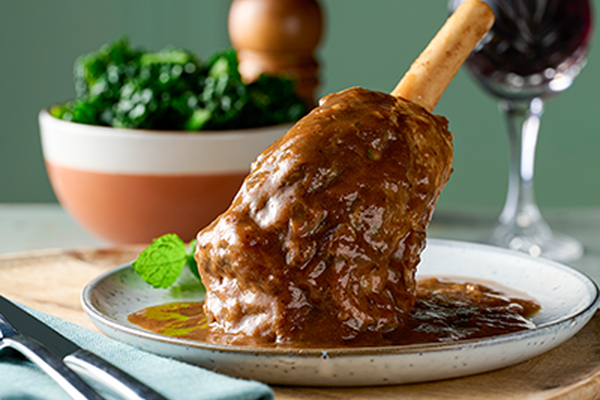Lamb Shank in a Red Wine Gravy