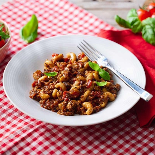 Vegetarian Pasta Bolognese Microwaveable Ready Meal