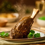 Slow Cooked Lamb Shank in Mint Gravy