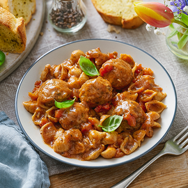 Meatballs with pasta 400g