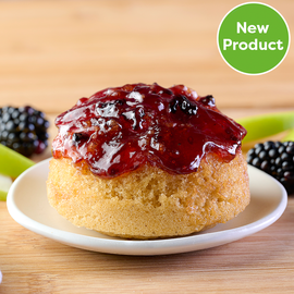 Apple-Blackberry Pudding