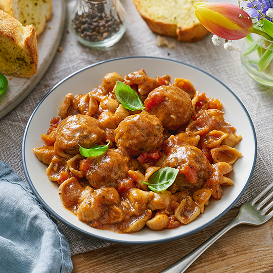 Meatballs with pasta 400g