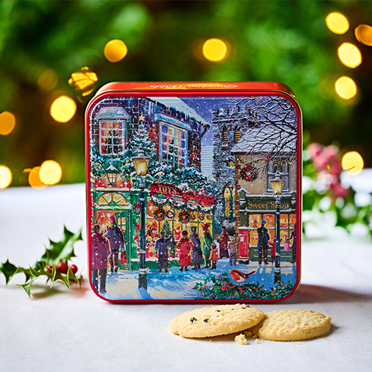 Grandma Wilds Embossed Biscuit tin