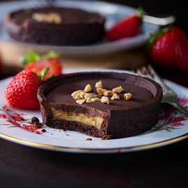 Salted Caramel & Chocolate Tart