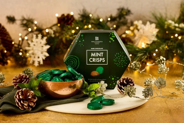 Whitakers Dark Chocolate Mint Crisps