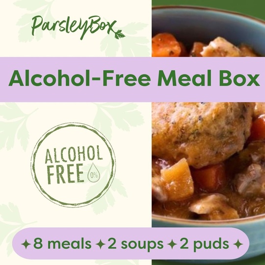 Alcohol Free Ready Meal Selection including cahicken casserole, chicken dinner, sweet and sour chicken and chicken casserole
