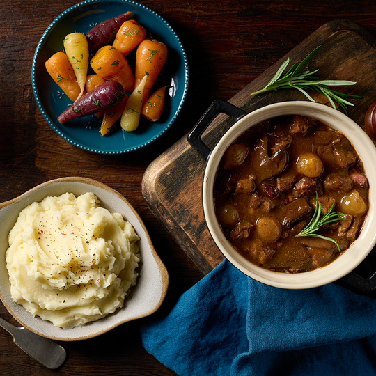 Beef Bourguignon and Mashed Potato