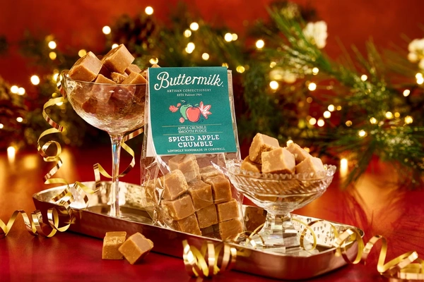 Spiced Apple Crumble Fudge