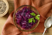 Red Cabbage with Apple Microwaveable Side Dish