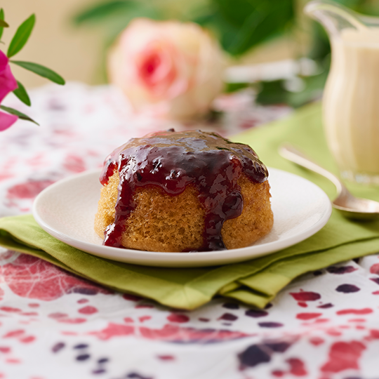 Apple & Blackberry Pudding