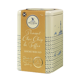 Peanut, Chocolate Chip & Toffee Shortbread Tin