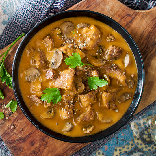 Beef & Mushroom Stroganoff