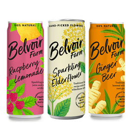 Belvoir Soft Drinks Selection