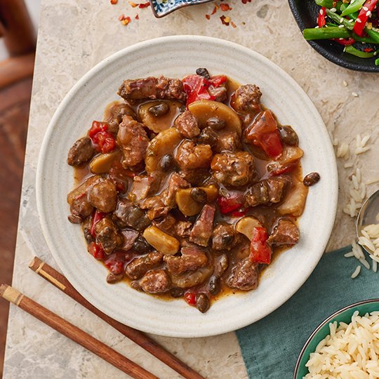 Beef in Black Bean Sauce
