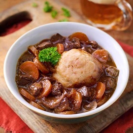 Beef Casserole with Dumpling