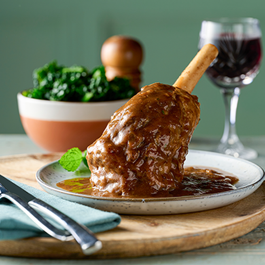 Lamb Shank in Red Wine