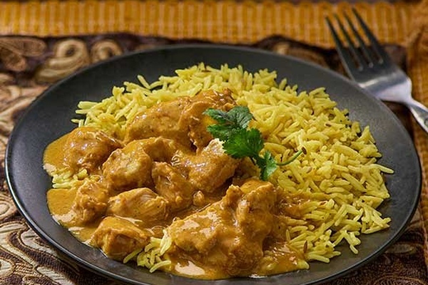 Chicken Korma with Rice Ready Meal