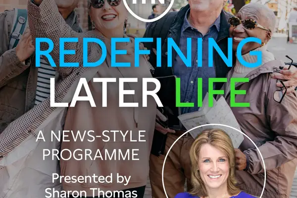 Redefining Later Life Square Launch Social Card