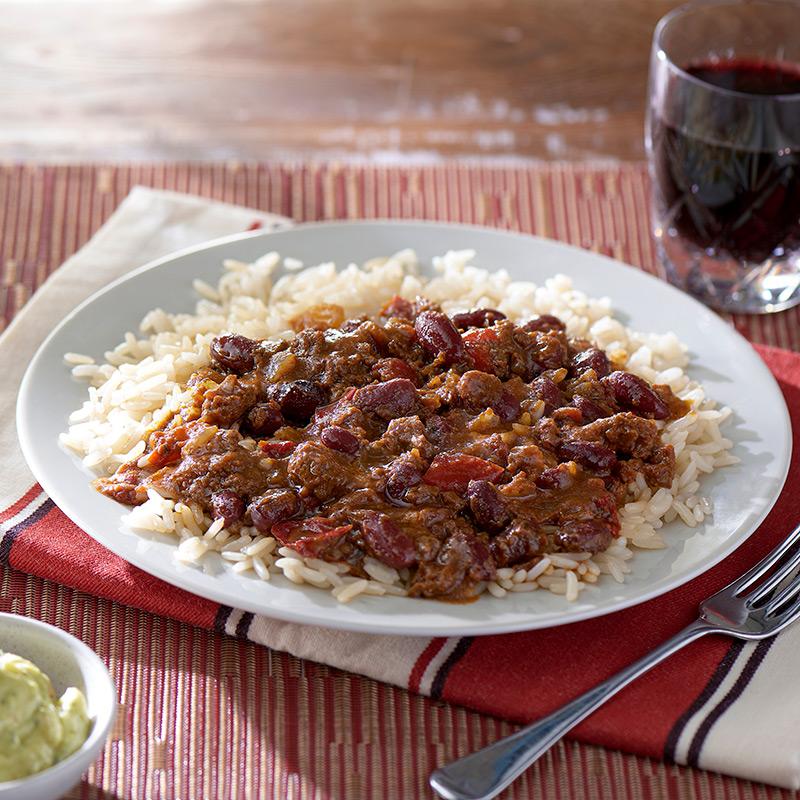 Chilli Con Carne With Rice Parsley Box Chilli Con Carne With Rice Parsley Box