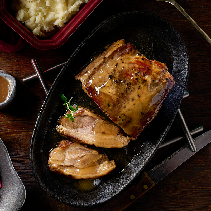 2 for £14 Pork Belly with Cider Apple Sauce Parsley Box