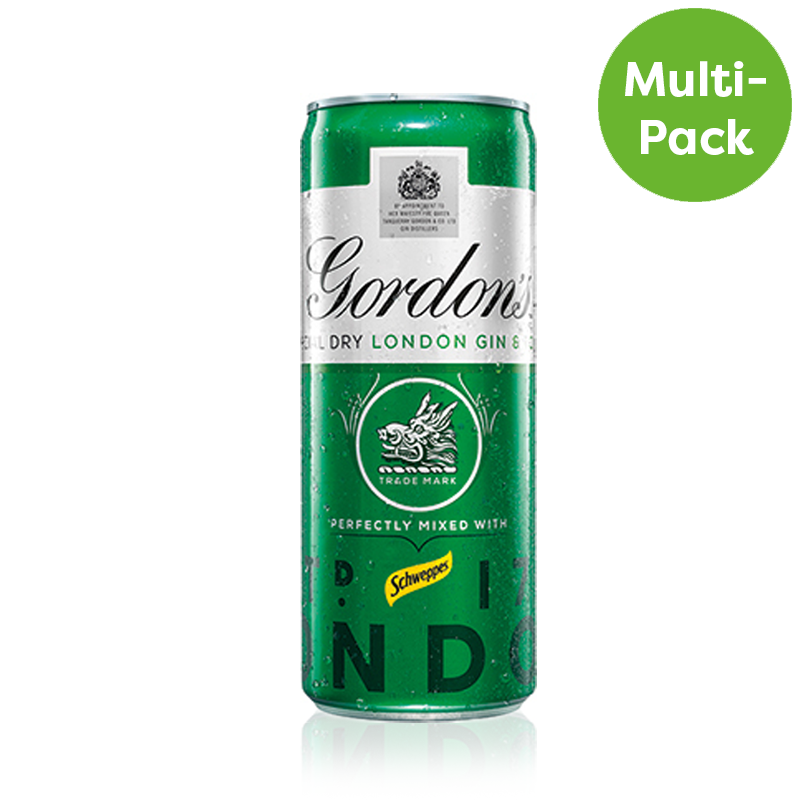 Gordon's Dry Gin & Tonic 250ml 6 Pack — Parsley Box